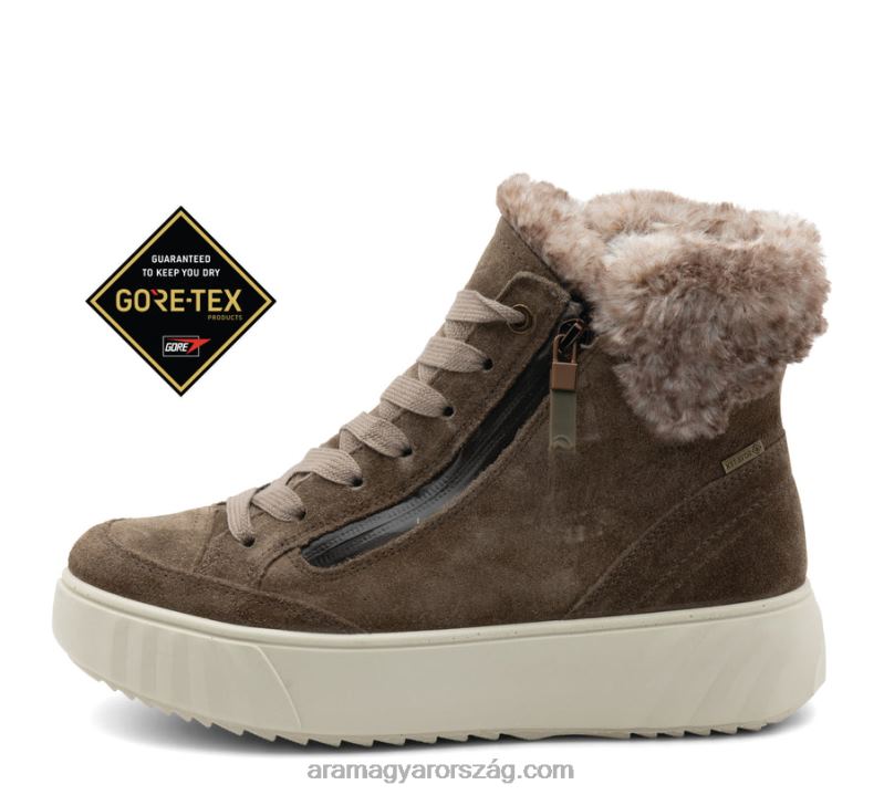 mikayla női gore-tex műszőrme cipzáras és csipkés csizmaara Shoes 66V8H507 46513-69/46513-66/46513-61