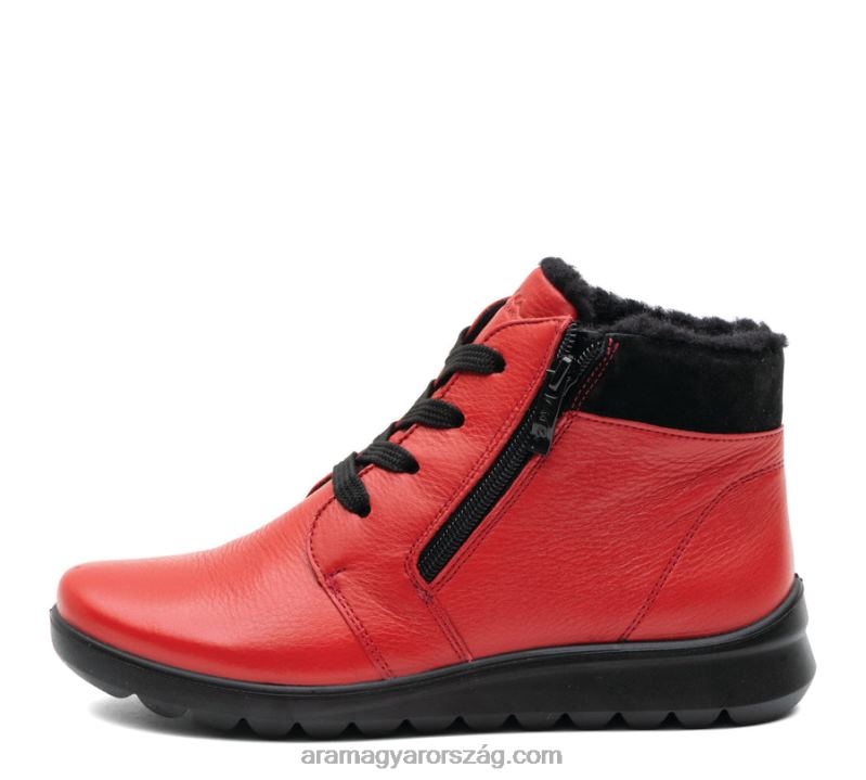 tonya női meleg bélésű csipke és cipzáras csizmaara Shoes 66V8H106 40405-04/40405-01