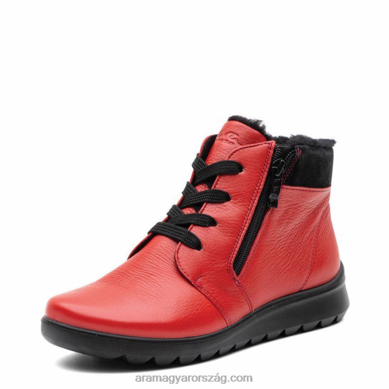 tonya női meleg bélésű csipke és cipzáras csizmaara Shoes 66V8H106 40405-04/40405-01