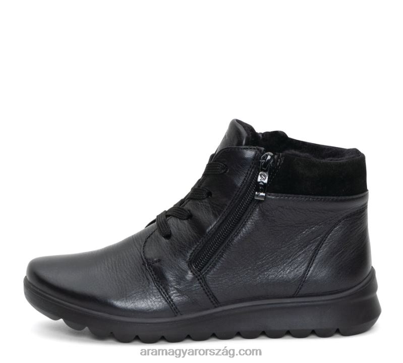 tonya női meleg bélésű csipke és cipzáras csizmaara Shoes 66V8H106 40405-04/40405-01