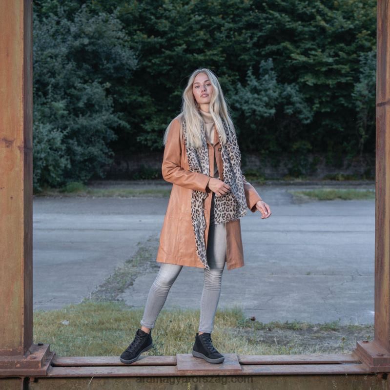 adrienne női gore-tex fűzős cipzáras magas felső tornacipőara Shoes 66V8H148 13653-01/13653-10