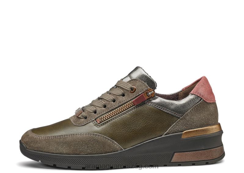 nevada női ékelt fűzős cipzáras tornacipőara Shoes 66V8H216 18403-12/18403-15